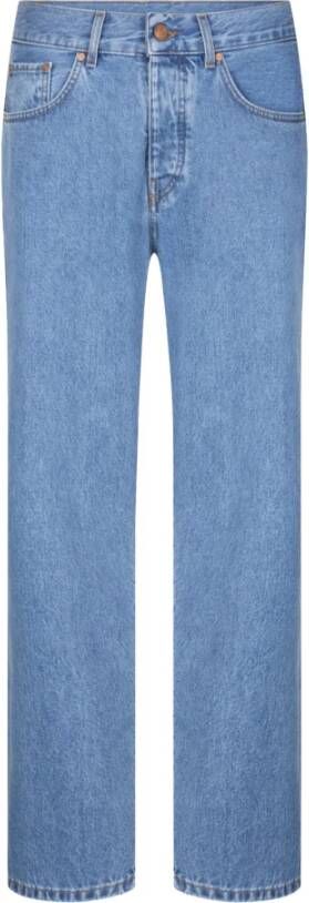 Han Kjøbenhavn Klassieke Blauwe Jeans Blauw Heren