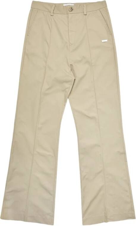 Han Kjøbenhavn Rechte broek Beige Heren