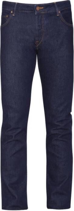 Hand Picked Broek Blauw Heren