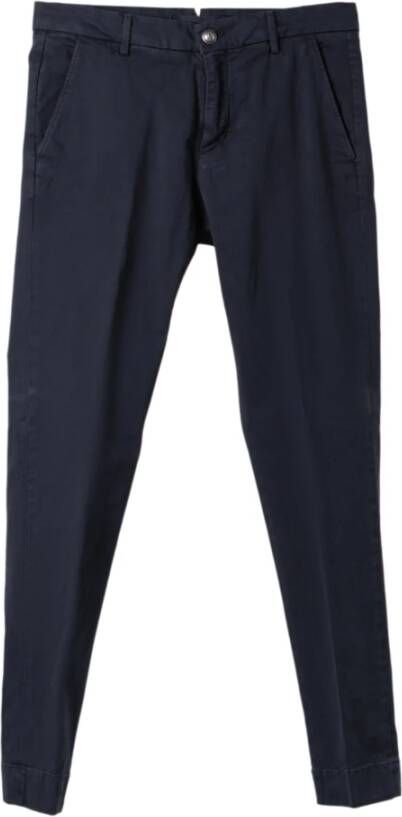 Hand Picked Chinos Blauw Heren