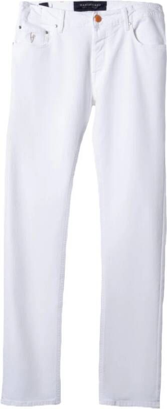 Hand Picked Slim-fit jeans White Heren