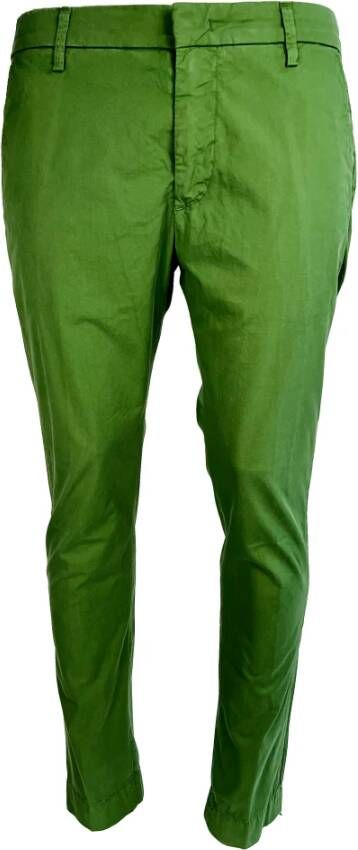 Hand Picked Slim-fit Trousers Groen Heren