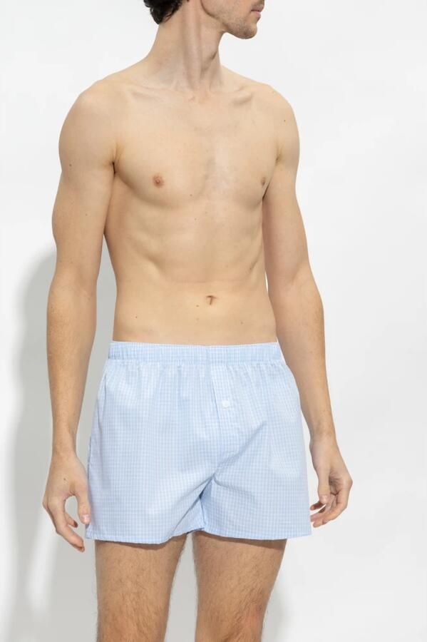 Hanro Katoenen boxershorts Blue Heren - Foto 3