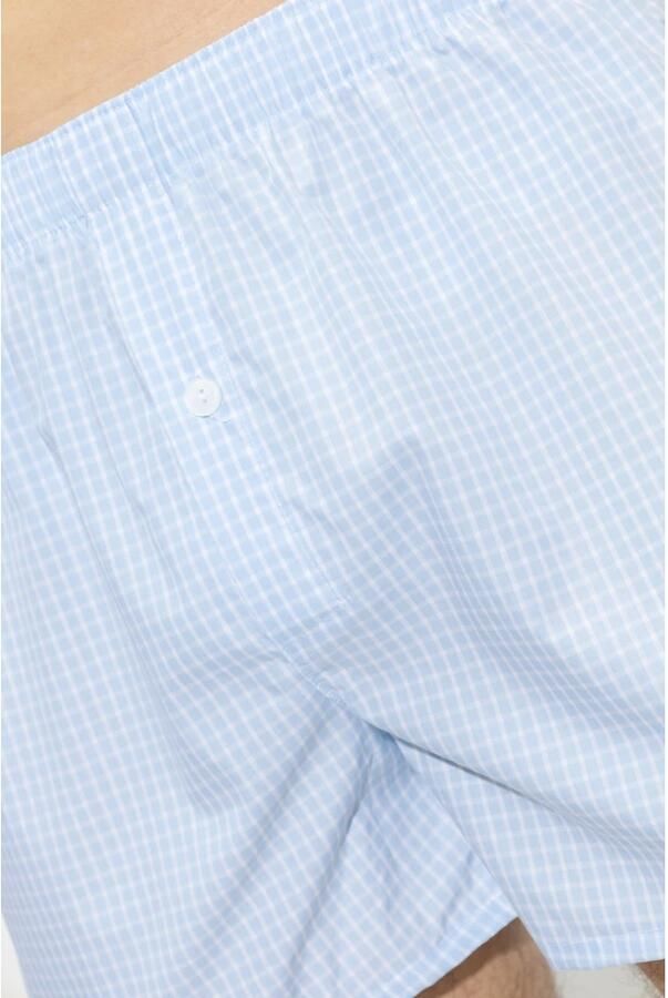Hanro Katoenen boxershorts Blue Heren - Foto 2