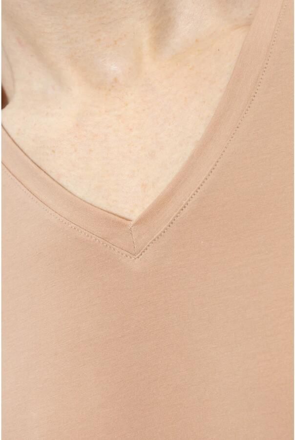 Hanro Katoenen T-shirt Beige Heren
