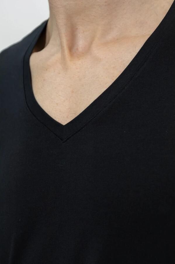 Hanro Katoenen T-shirt Black Heren - Foto 3