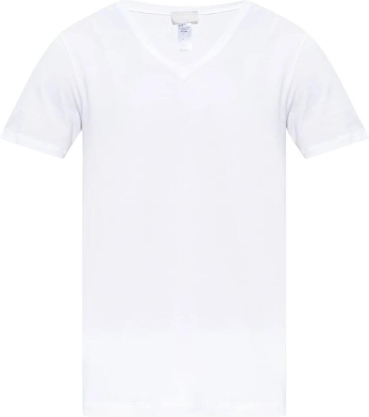 Hanro Katoenen T-shirt White Heren - Foto 4
