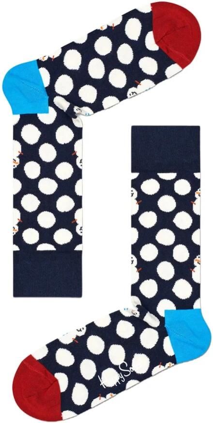 Happy Socks Blauwe Katoenen Crew Sokken Holiday Multicolor Heren - Foto 2