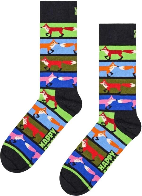 Happy Socks Fox Streep Sokken Multicolor Heren
