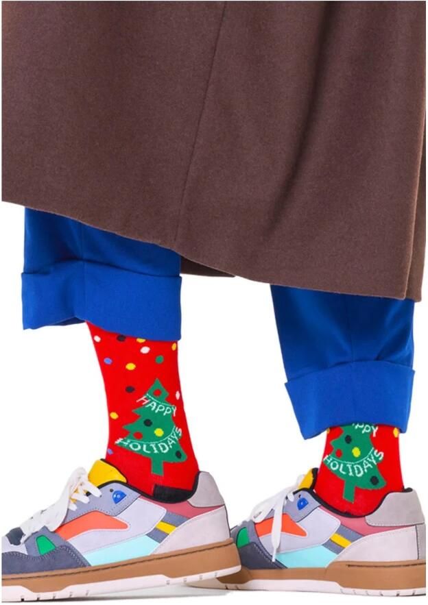 Happy Socks Sokken met all-over motief model 'Happy Holidays' - Foto 2