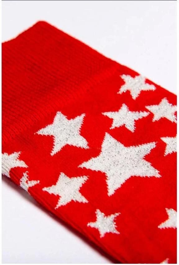 Happy Socks Rode Katoenen Crew Sokken voor Vrouwen Red Heren