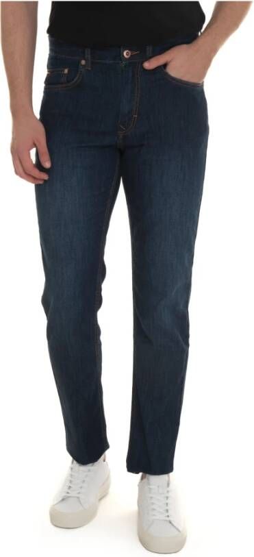 Harmont & Blaine 5 pocket denim Jeans Blauw Heren