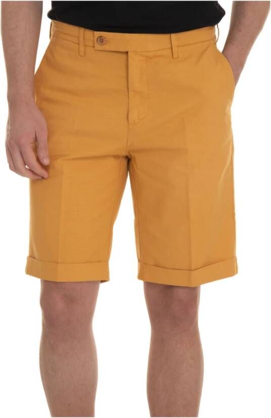 Harmont & Blaine Bermuda with lapels Yellow Heren