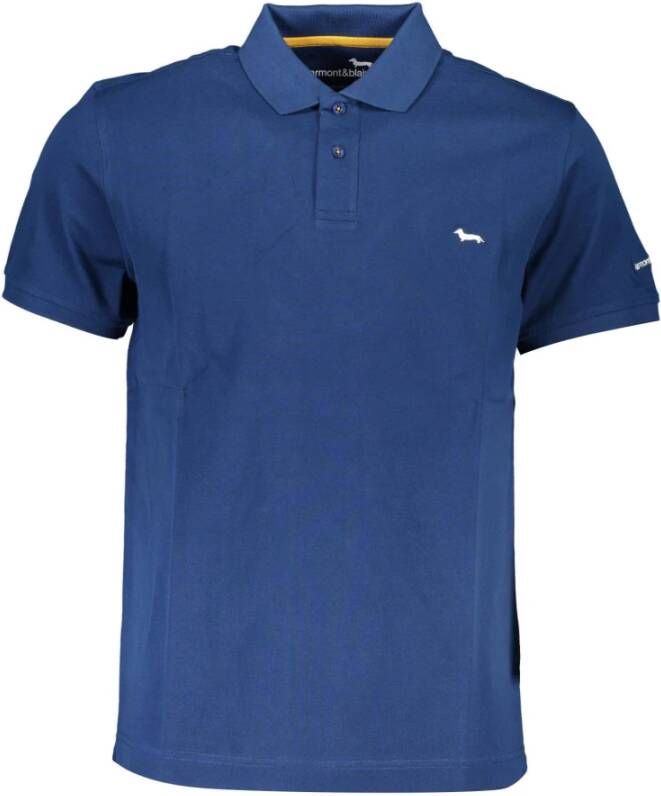Harmont & Blaine Blauwe Polo voor Heren Blauw Heren