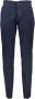 Harmont & Blaine Slim-Fit Geborduurde Katoenen Broek Blue Heren - Thumbnail 2