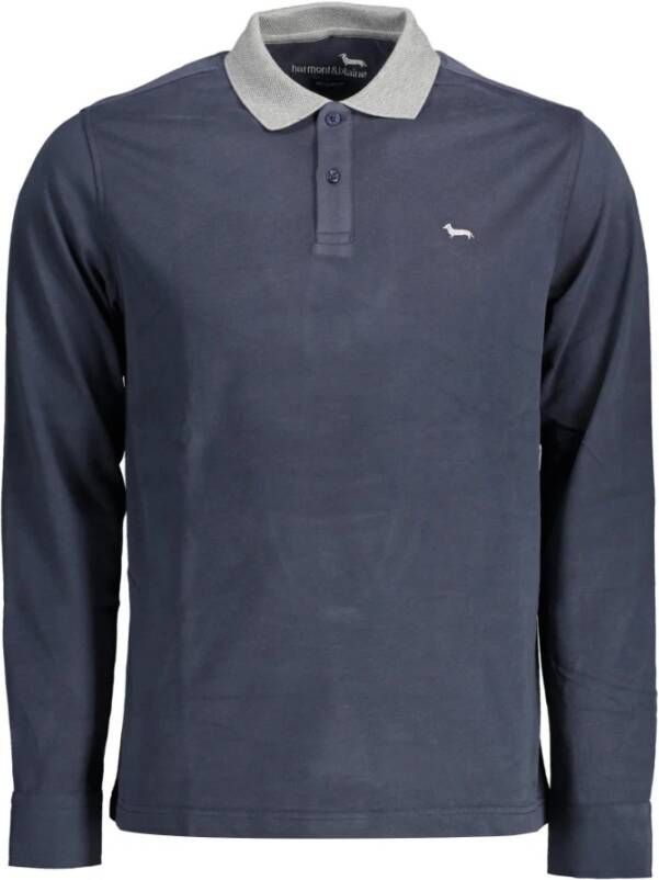 Harmont & Blaine Blue Cotton undefined Blauw Heren