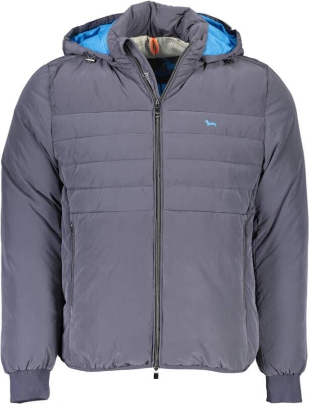 Harmont & Blaine Blue Polyester Jacket Blauw Heren