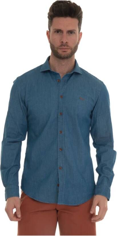 Harmont & Blaine Casual overhemd Blauw Heren