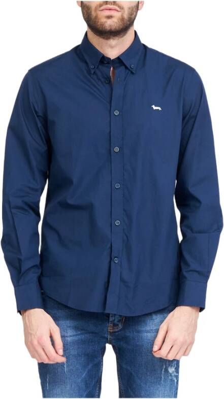 Harmont & Blaine Casual Shirts Blauw Heren
