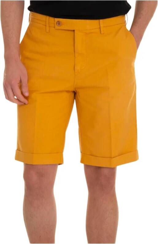 Harmont & Blaine Casual Shorts Yellow Heren