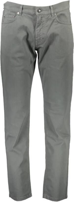 Harmont & Blaine Gray Cotton Jeans & Pant Grijs Heren