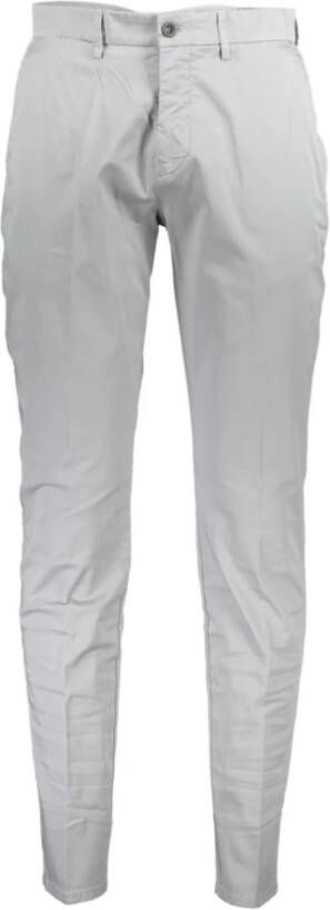 Harmont & Blaine Gray Cotton Jeans & Pant Grijs Heren