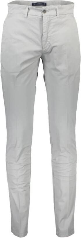 Harmont & Blaine Gray Cotton Jeans & Pant Grijs Heren