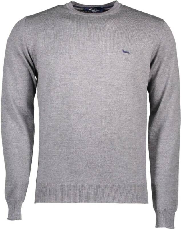 Harmont & Blaine Gray Wool Sweater Grijs Heren