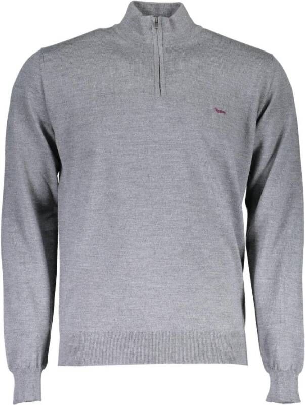 Harmont & Blaine Gray Wool Sweater Grijs Heren
