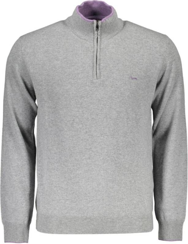 Harmont & Blaine Gray Wool Sweater Grijs Heren