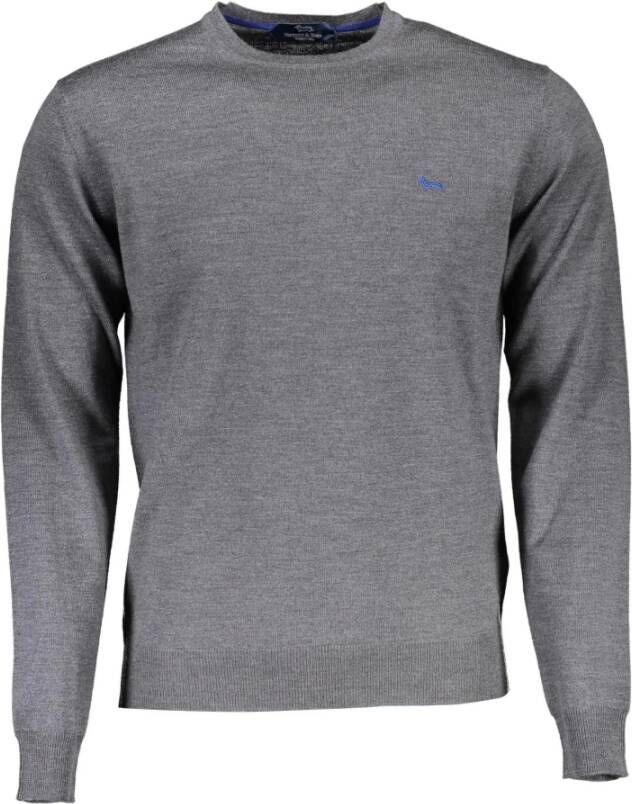 Harmont & Blaine Gray Wool Sweater Grijs Heren