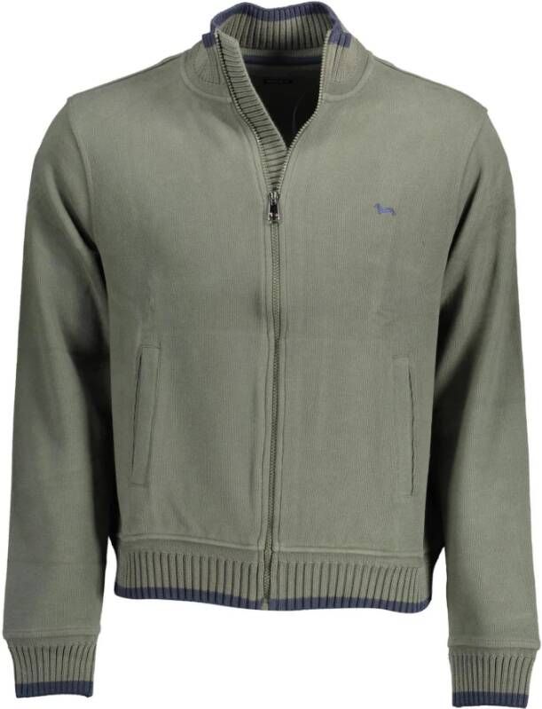 Harmont & Blaine Green Cotton Sweater Groen Heren