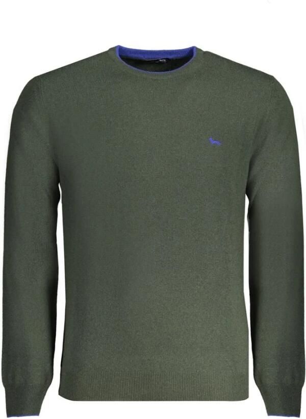 Harmont & Blaine Groene Trui met Lange Mouwen en Geborduurd Logo Green Heren - Foto 2