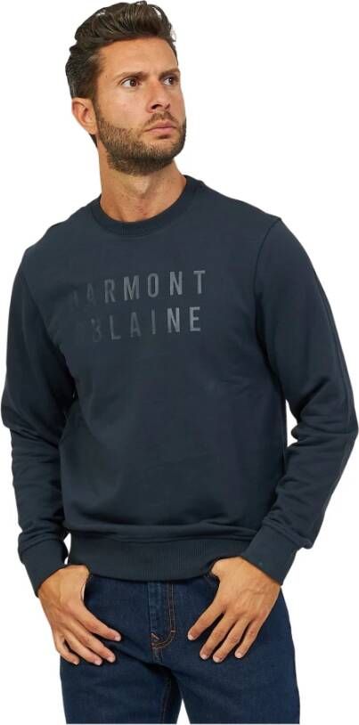 Harmont & Blaine Herenkatoenen sweatshirt blauw Heren