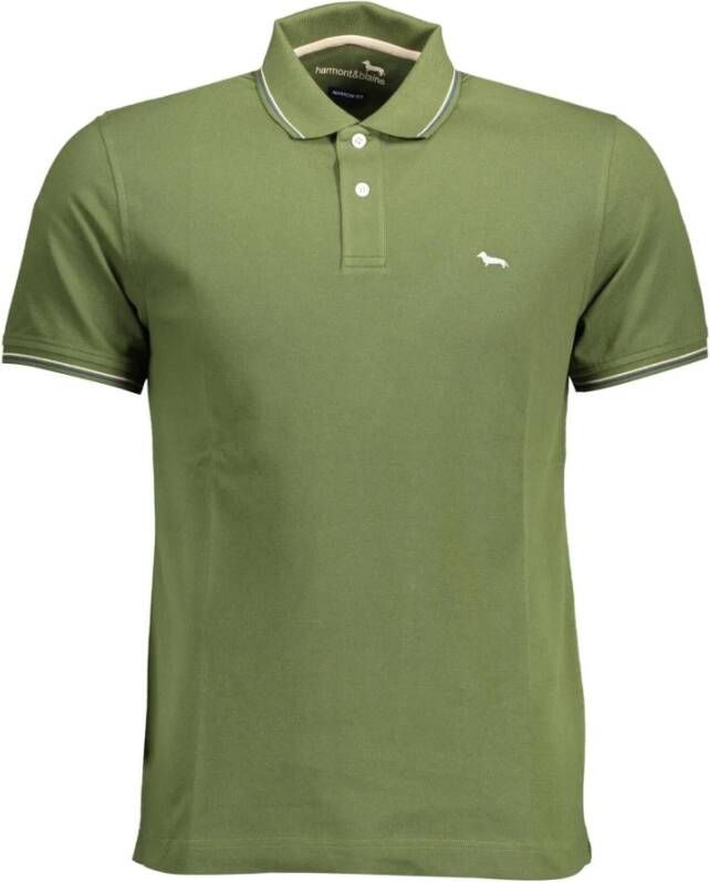 Harmont & Blaine Katoenen Polo Shirt voor Heren Groen Maten 2XL en XL Groen Heren