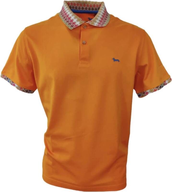 Harmont & Blaine Polo Shirt Orange Heren