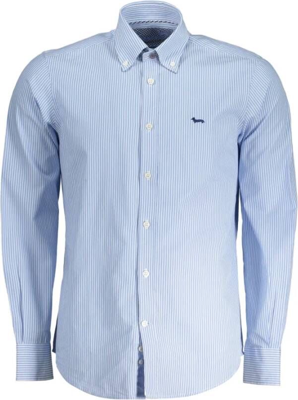 Harmont & Blaine Biologisch Katoenen Overhemd Blauw Heren