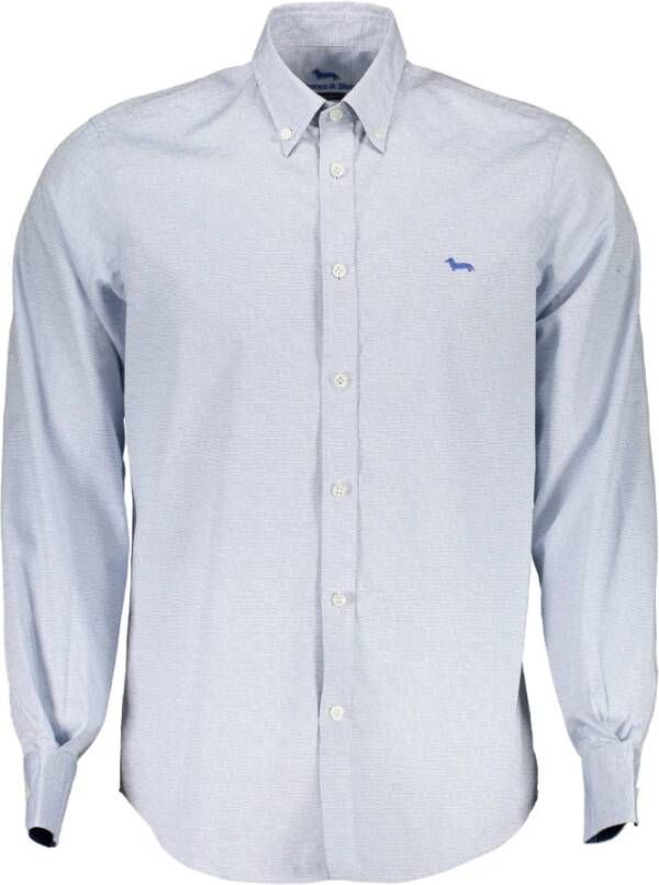 Harmont & Blaine Light Blue Cotton Shirt Blauw Heren