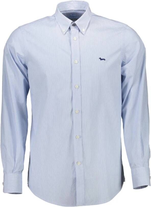 Harmont & Blaine Light Blue Cotton Shirt Blauw Heren