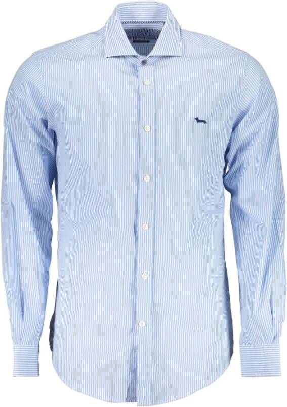 Harmont & Blaine Light Blue Cotton Shirt Blauw Heren