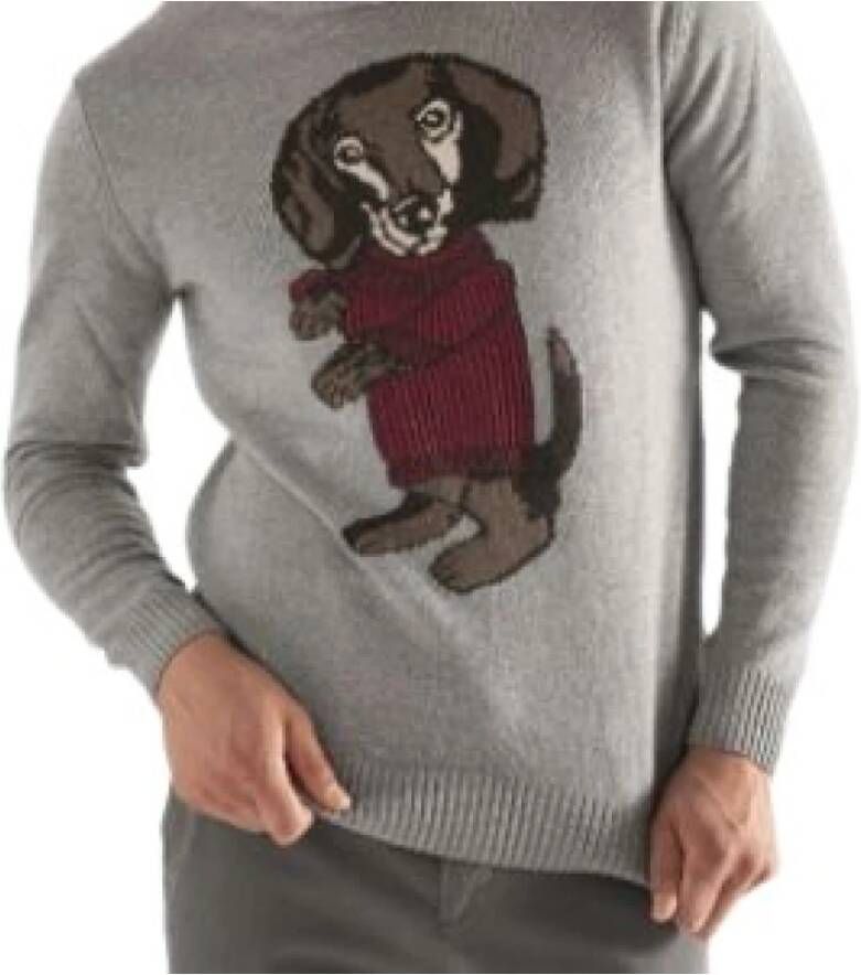 Harmont & Blaine Men Clothing Sweatshirt Grey Aw21 Grijs Heren