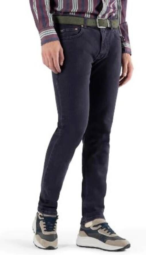 Harmont & Blaine Men Clothing Trousers Denim Aw22 Blauw Heren