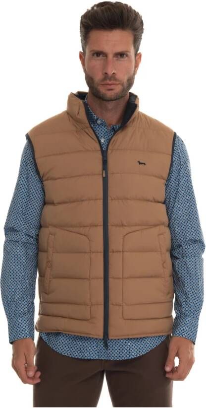 Harmont & Blaine Omkeerbare gewatteerde gilet Beige Heren