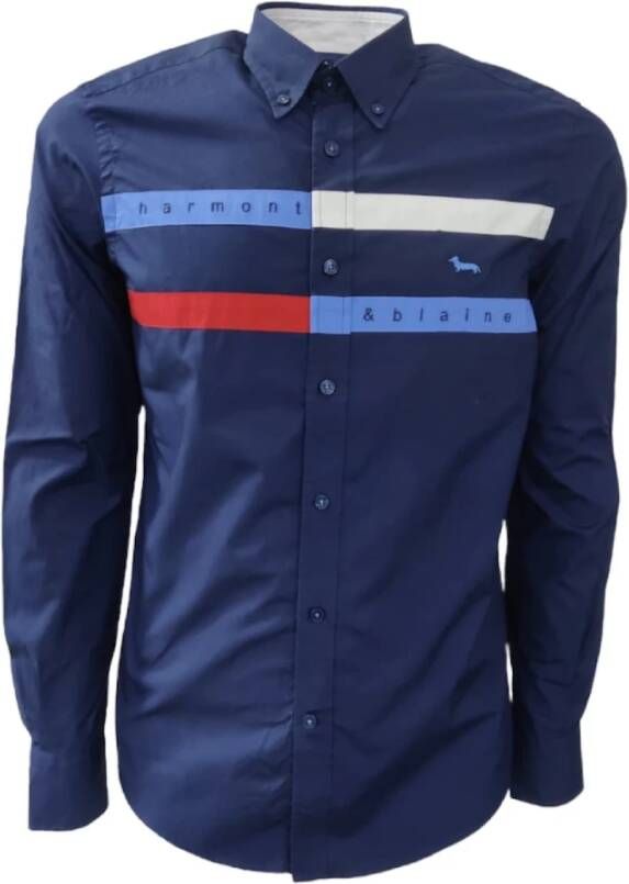 Harmont & Blaine Overhemd Blauw Heren