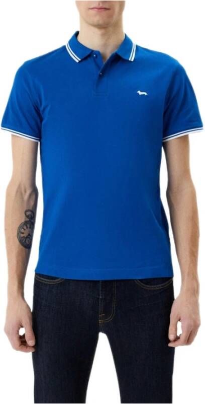 Harmont & Blaine Polo Shirts Blauw Heren