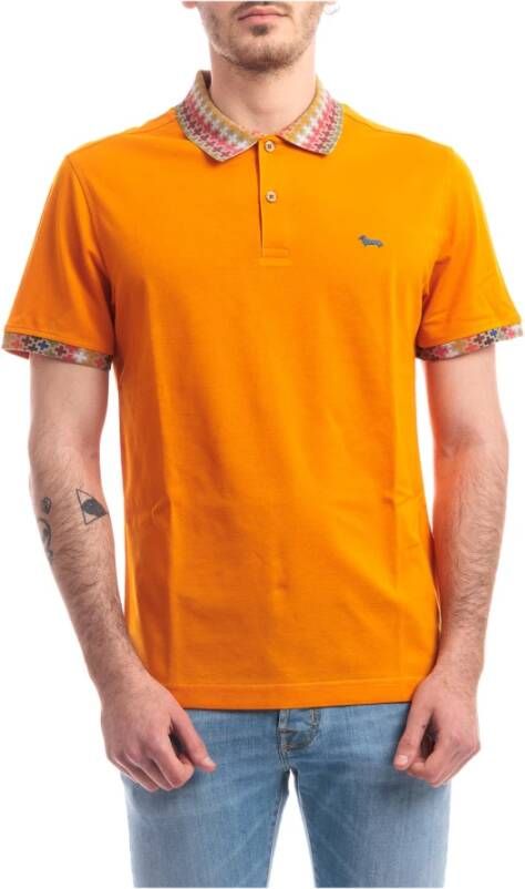 Harmont & Blaine Polo Shirt Orange Heren
