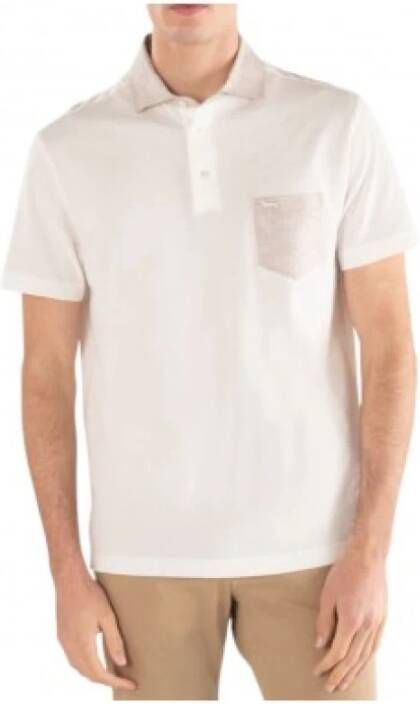 Harmont & Blaine Polo Shirt Wit Heren