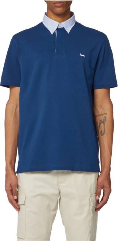Harmont & Blaine Polo Shirts Blauw Heren