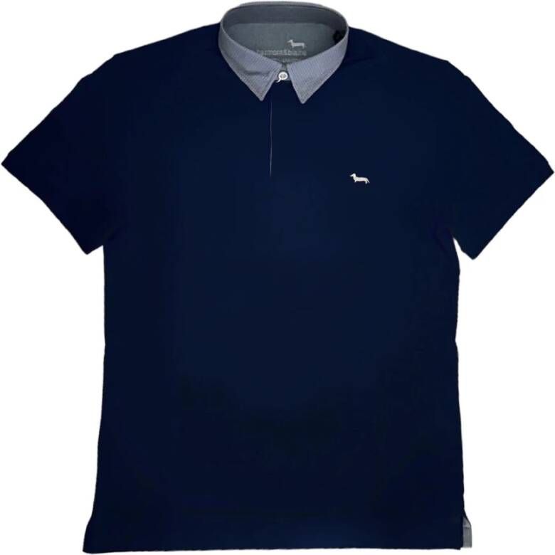 Harmont & Blaine Polo Shirts Blauw Heren