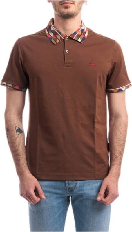 Harmont & Blaine Polo Shirts Bruin Heren